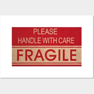 Fragile sign Posters and Art